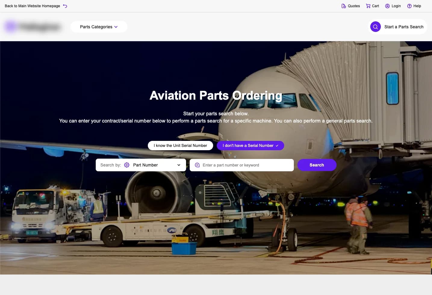 Aviation Parts Platform